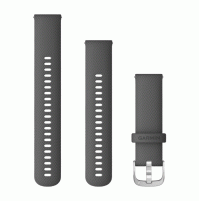 Quick release Silicone band 22mm - shadow gray with slate hardware - for Vivoactive 4, - 010-12932-20 - Garmin
